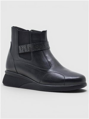 King Paolo G5169 COMFORT BOT - SİYAH - KADIN BOT