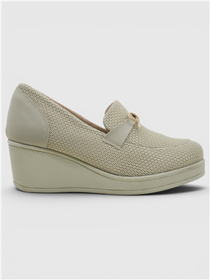 King Paolo Z6179 LOAFER KRKAERS - BEJ - KADIN AYAKKABI