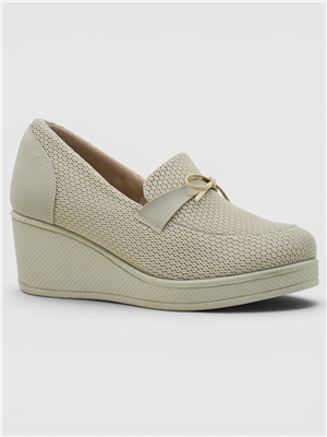 King Paolo Z6179 LOAFER KRKAERS - BEJ - KADIN AYAKKABI