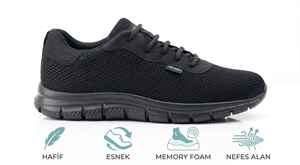 King Paolo K1340 FLEXİ - SİYAH - ERKEK AYAKKABI