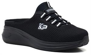 King Paolo D5109 KRAKERS SABO - SİYAH - KADIN SANDALET