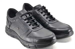 King Paolo G1229 DANİLO BATTAL - SİYAH - ERKEK AYAKKABI