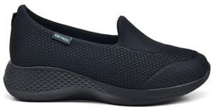 King Paolo T6591 BATTAL  KRAKERS - SİYAH - KADIN AYAKKABI