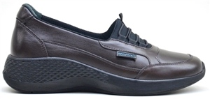 King Paolo U6598 COMFOREVO  - KAHVERENGİ SİYAH - KADIN AYAKKABI