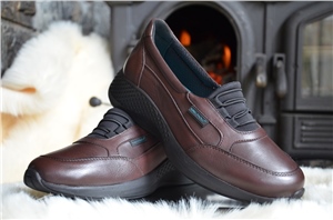 King Paolo U6598 COMFOREVO  - KAHVERENGİ SİYAH - KADIN AYAKKABI