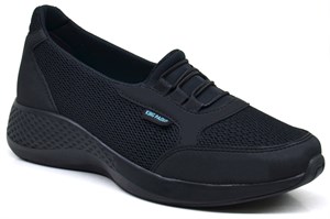 King Paolo U6600 KRAKERS CASUAL - SİYAH - KADIN AYAKKABI
