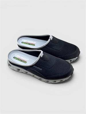 King Paolo H1262 SANDERLAND - SİYAH - GRİ - ERKEK SANDALET