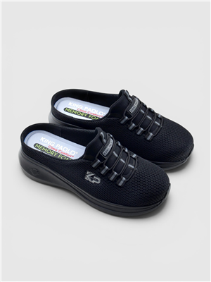 King Paolo D5109 KRAKERS SABO - SİYAH - KADIN SANDALET