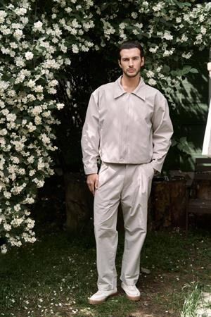 Gri ceket pantalon erkek modeli takim