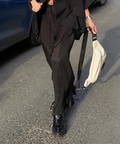 pantalon detay drapeli pilice