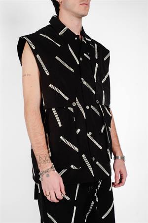 Siyah Özel Tasarım T-shirt ve Pantolon