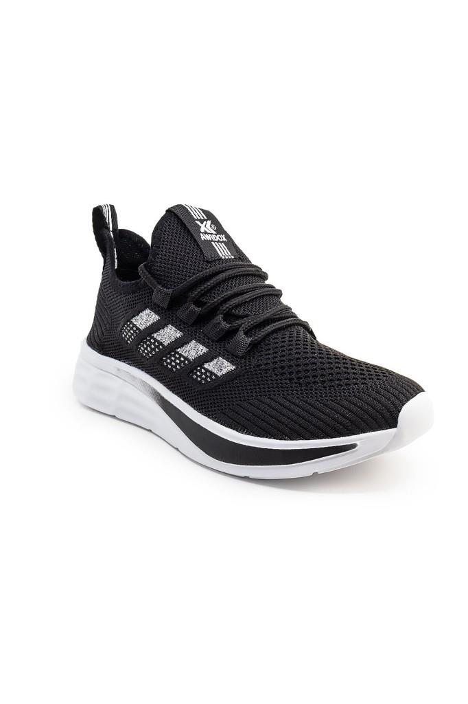 Awidox 910-25 Triko Slip-On Anatomik Sneaker Siyah Beyaz 36-40