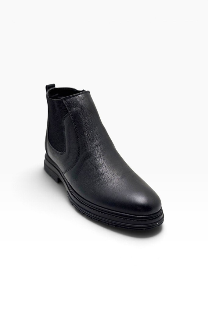 Baykara 603-27 Hakiki Deri Anatomik Jel Taban Fermuarlı Erkek Bot 45-47