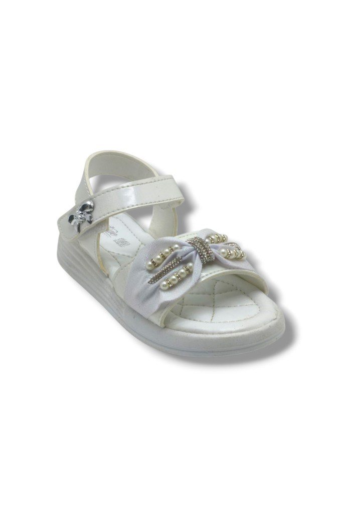 Butiqe 1809-26 Simli Boncuk Taşli Anatomik Kız Çocuk Sandalet 22-25