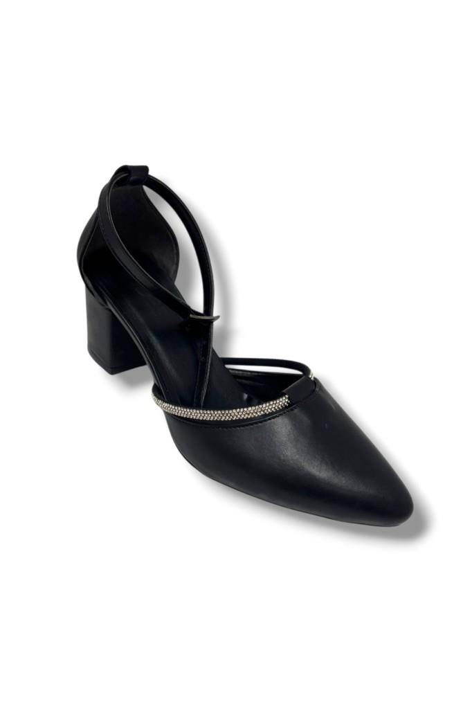Cakgo Shoes 414-26 Kalın Topuklu Kadın Ayakkabı