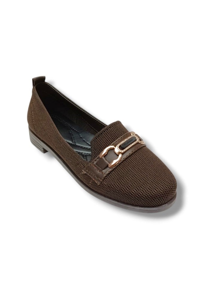 Defne 790-26 Triko Fashion Tokalı Anatomik Kadın Babet