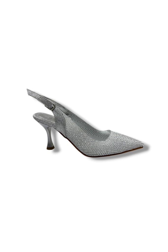 Desire 616-26 Siimli Saten İnce Topuk Kadın Stiletto 8,5cm