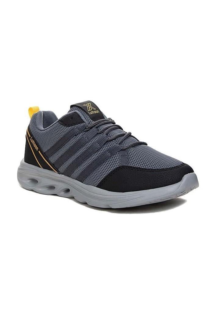 Luttoon 4138-25 Anorak Anatomik Sneaker Siyah Füme Sarı 36-39
