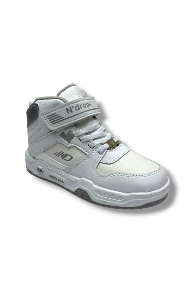 Ndrops 021-26 Deri Cırt Bantlı Çocuk Spor Bot 31-35