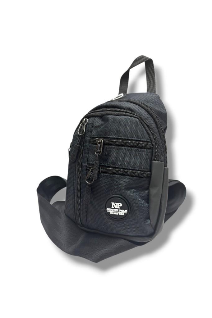 Newıshpolo 2234-26 Keten Kumaş BodyBag Küçük Boy Çapraz Çanta