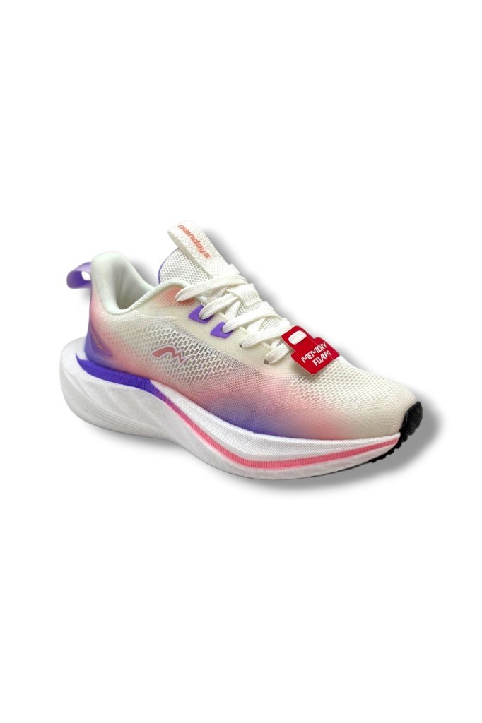Owndays 6401-26 Anorak Memory Foam Kadın Sneaker Beyaz Mor