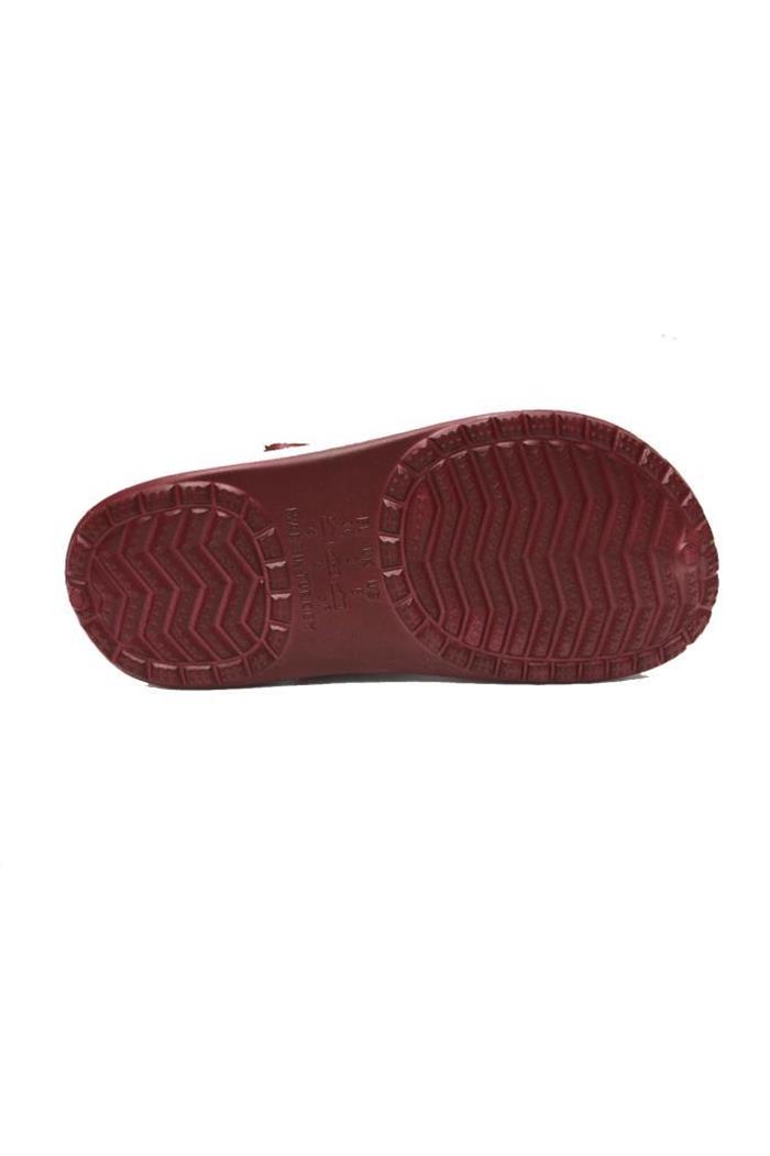 Akınal E195-23 Medical Sabo Erkek Terlik Bordo Beyaz Bordo