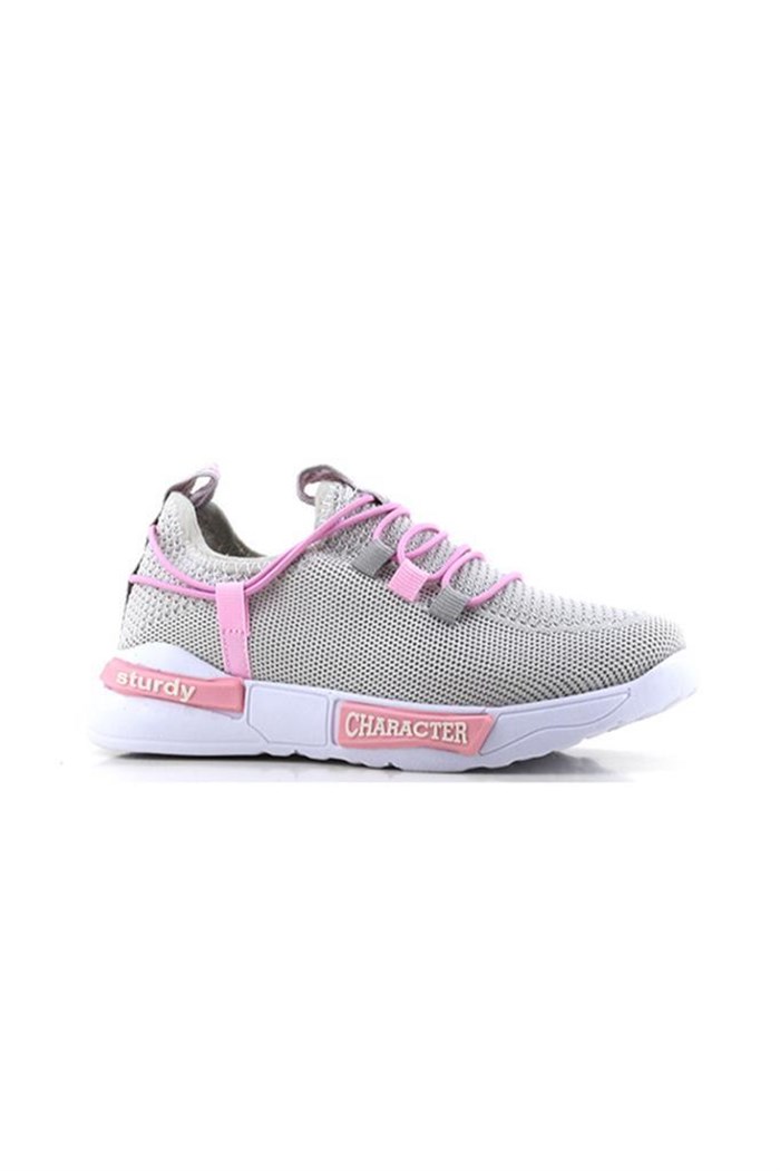Alessio 4017 Trikolu Çocuk Sneakers Ayakkabı 31-35 Buz Pembe