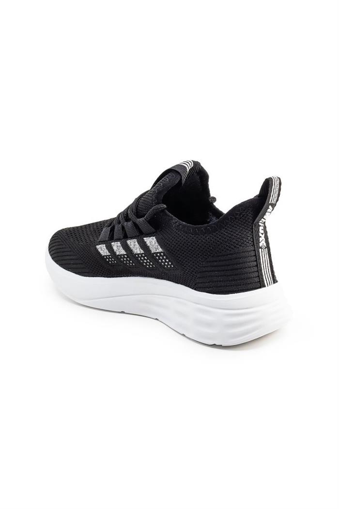 Awidox 910-25 Triko Slip-On Anatomik Sneaker Siyah Beyaz 36-40