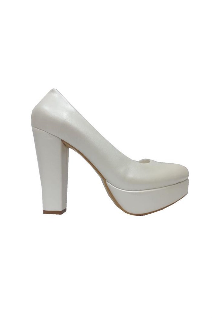 Aydemir 2042-21 Deri 30mm Platform Topuk Kadın Ayakkabı