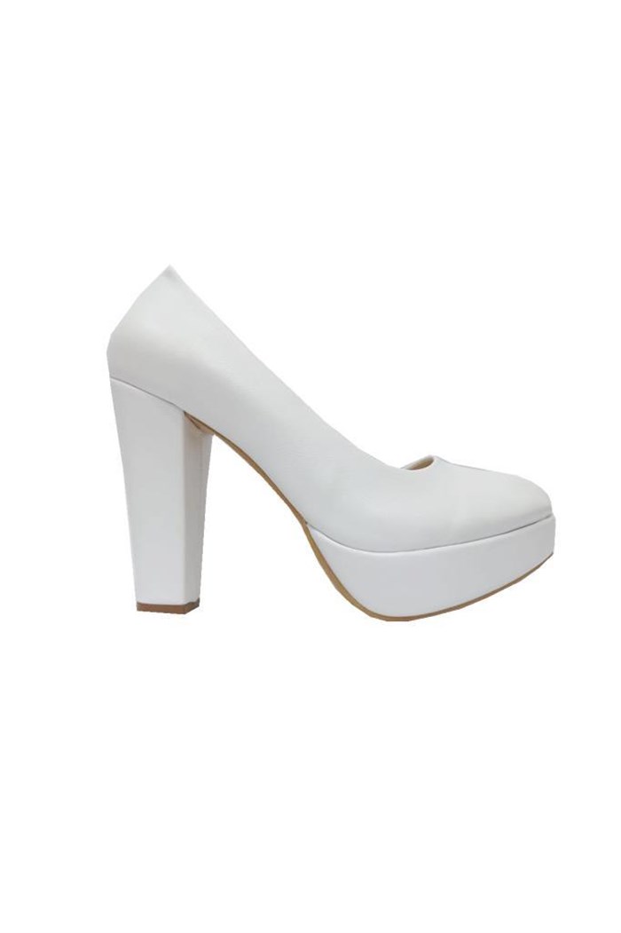 Aydemir 2042-21 Deri 30mm Platform Topuk Kadın Ayakkabı