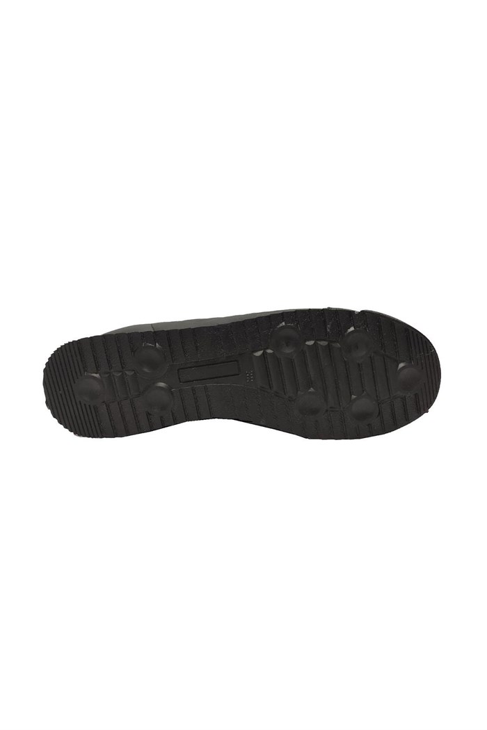 Best Of 061 Deri Bağcıklı Unisex Spor Ayakkabı Siyah Beyaz