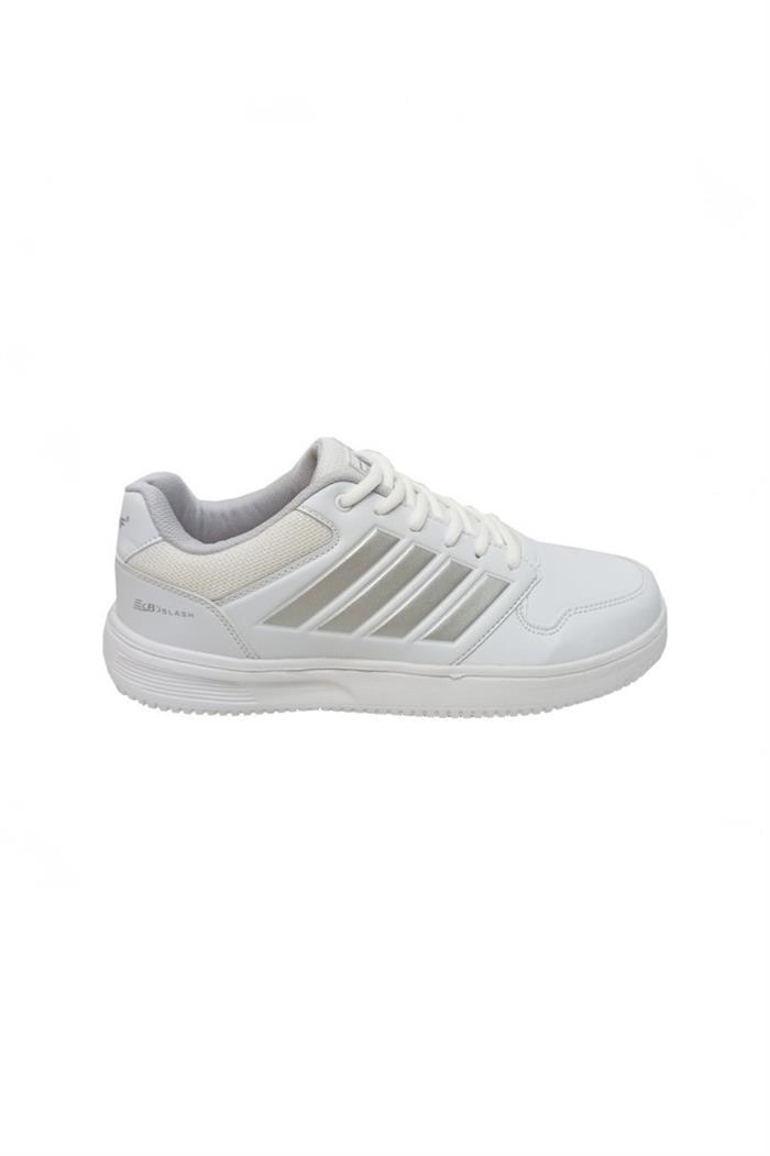 Best Of 074-25 Deri Slash Anatomik Erkek Sneaker Beyaz Gümüş