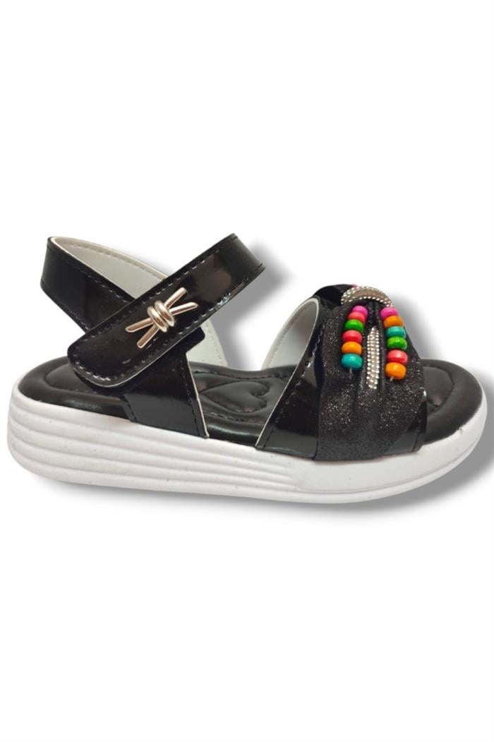 Butiqe 1809-25 Boncuk Taşli Anatomik Kız Çocuk Sandalet 26-30