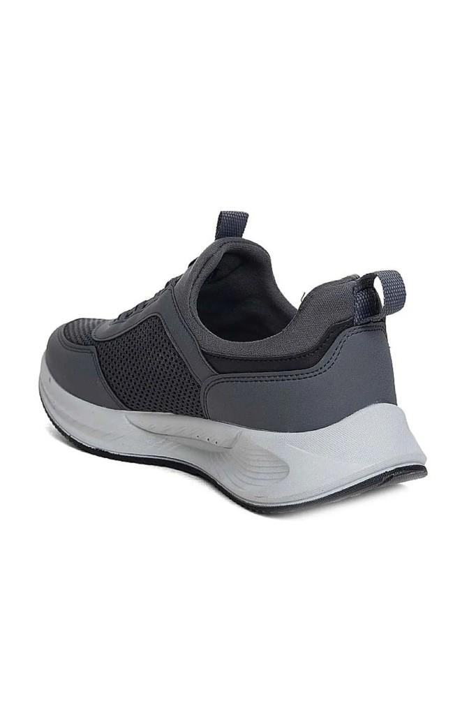 Acropol 137-26 Anorak Slip On Anatomik Erkek Sneaker Füme Siyah