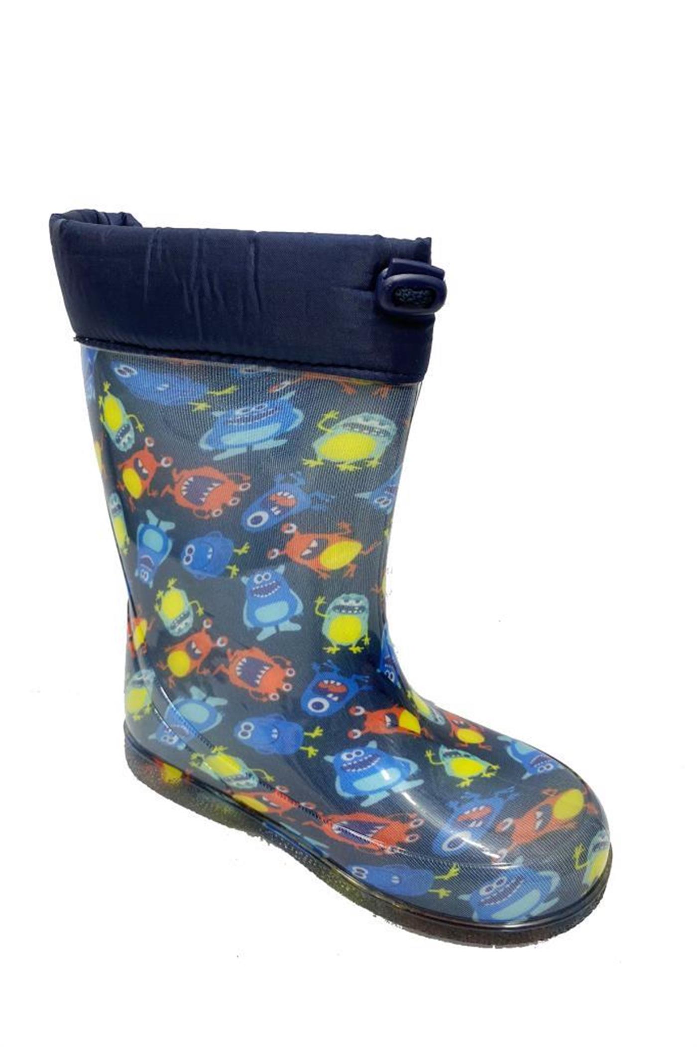 Akınal 1755.061 Kürklü Yağmur Filet Çocuk Çizme