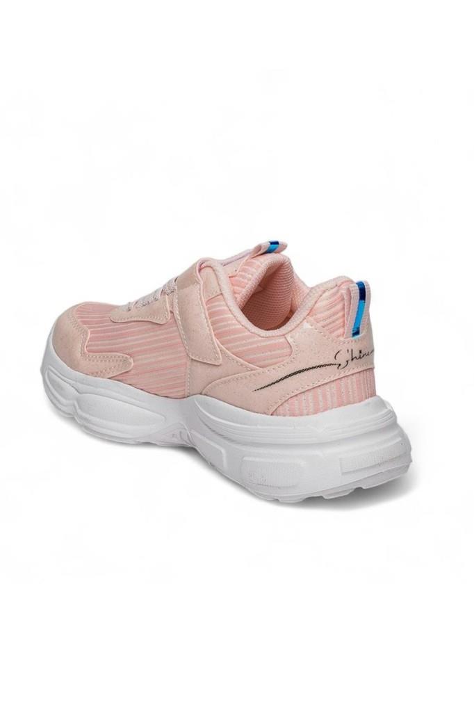 Alessio 010-25 Simli Maskotlu Kız Çocuk Sneaker Pudra Pembe 31-35