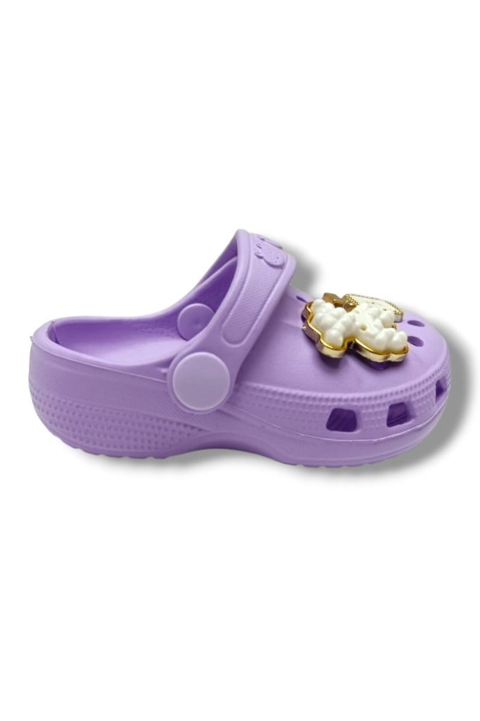 Apella E100-3-26 Kedi Parfüm Süslü Sabo Kız Bebek Terlik&Sandalet 19-21