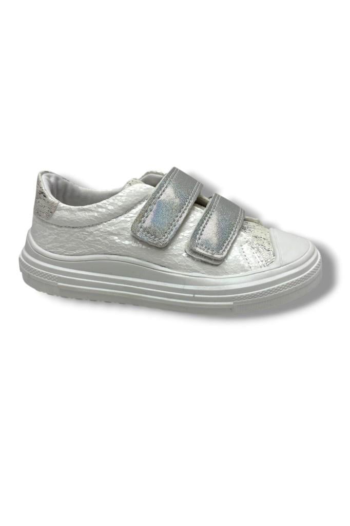 Arzen 150-26 Simli Pullu Çift Cırtlı Anatomik Kız Çocuk Ayakkabı 26-30