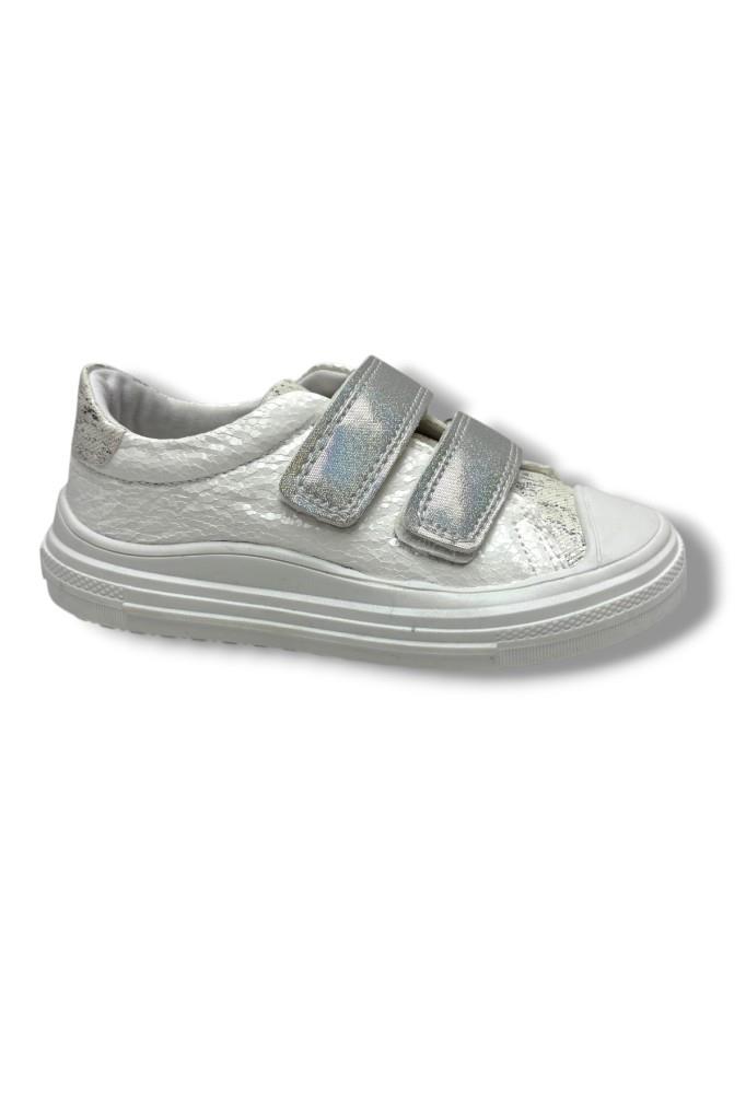 Arzen 150-26 Simli Pullu Çift Cırtlı Anatomik Kız Çocuk Ayakkabı 26-30