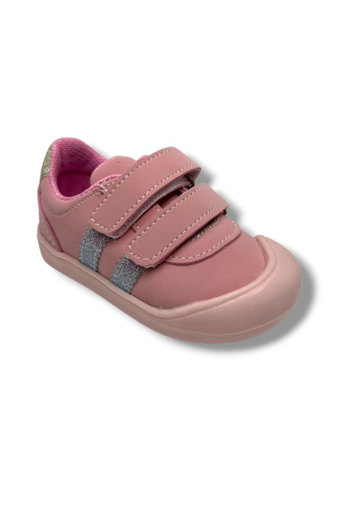 Arzen Bebe 110-26 Anatomik Çift Cırtlı Kız Bebek Ayakkabısı 19-23