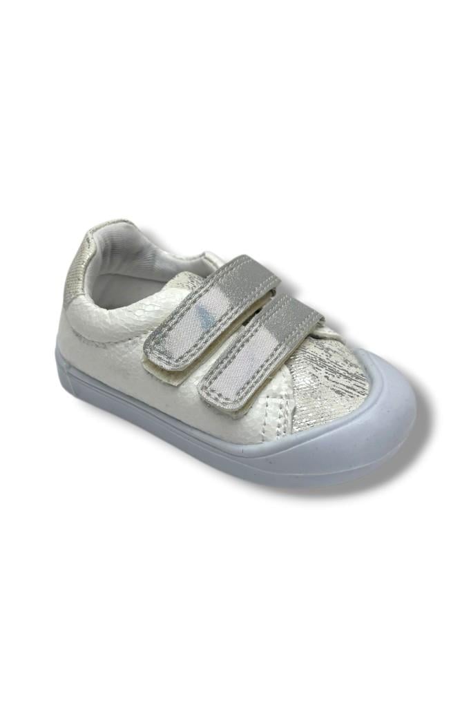 Arzen Bebe 140-26 Simli Pullu Çift Cırtlı Anatomik Kız Çocuk Ayakkabı 19-25