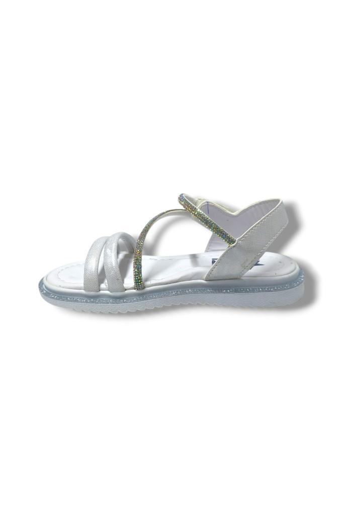 Arzen Bebe 221-25 Anatomik Taşlı Cırtlı Kız Çocuk Sandalet 31-36
