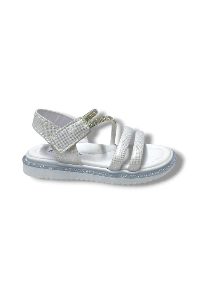 Arzen Bebe 221-25 Anatomik Taşlı Cırtlı Kız Çocuk Sandalet 26-30