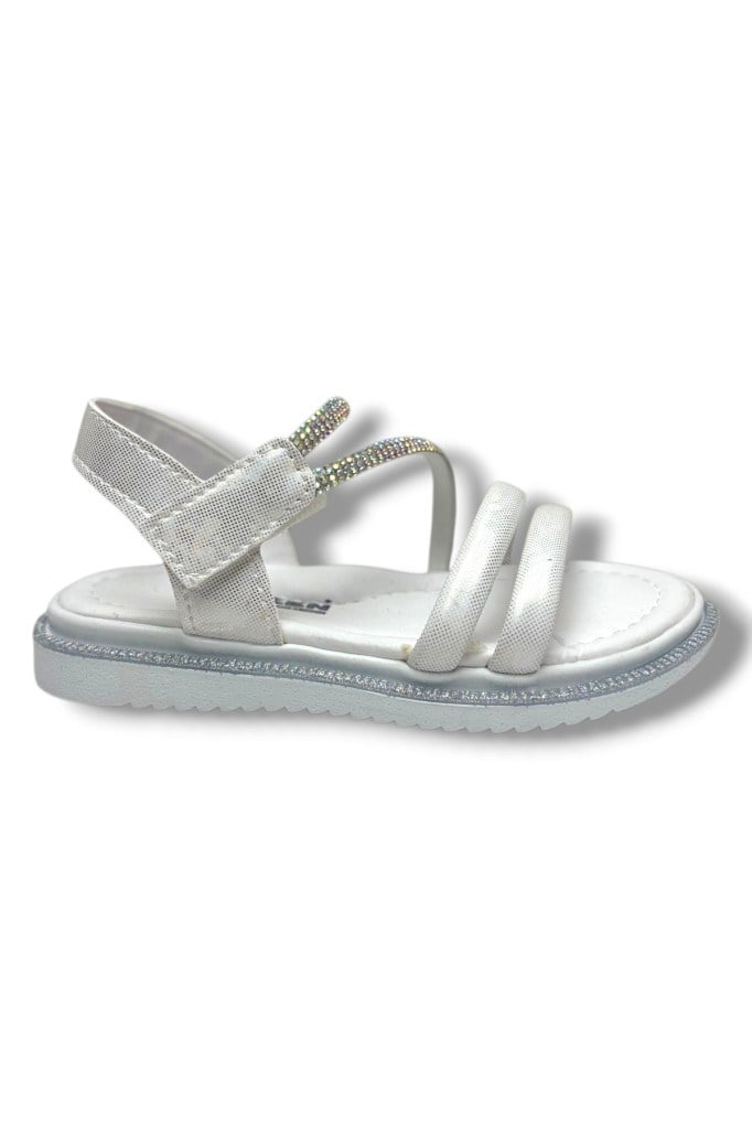 Arzen Bebe 221-26 Anatomik Taşlı Cırtlı Kız Çocuk Sandalet 26-30