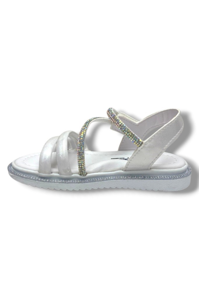 Arzen Bebe 221-26 Anatomik Taşlı Cırtlı Kız Çocuk Sandalet 26-30