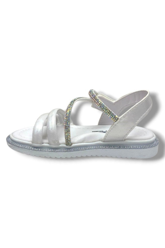 Arzen Bebe 221-26 Anatomik Taşlı Cırtlı Kız Çocuk Sandalet 26-30