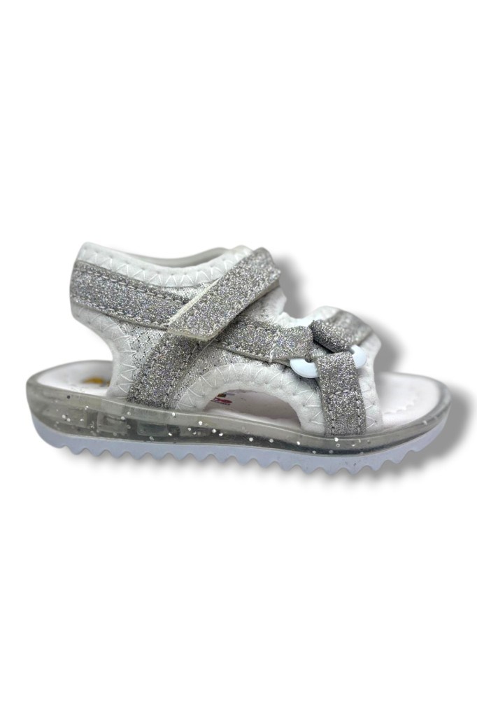 Arzen Bebe 224-26 Simli Cırtlı Anatomik Kız Bebek Sandalet 19-21