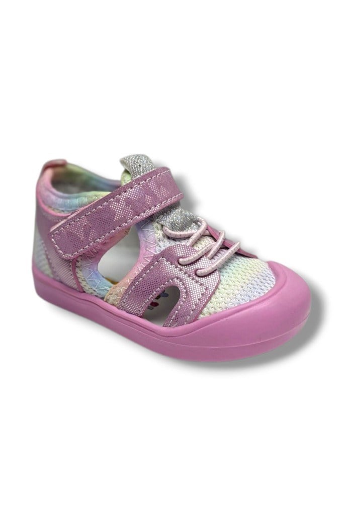 Arzen Bebe 232-26 Anatomik Simli Cırtlı Kız Çocuk Sandalet 19-23