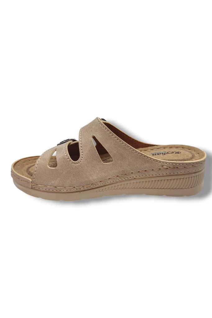 Avox 765-25 Çift Tokalı Comfort Kadın Terlik