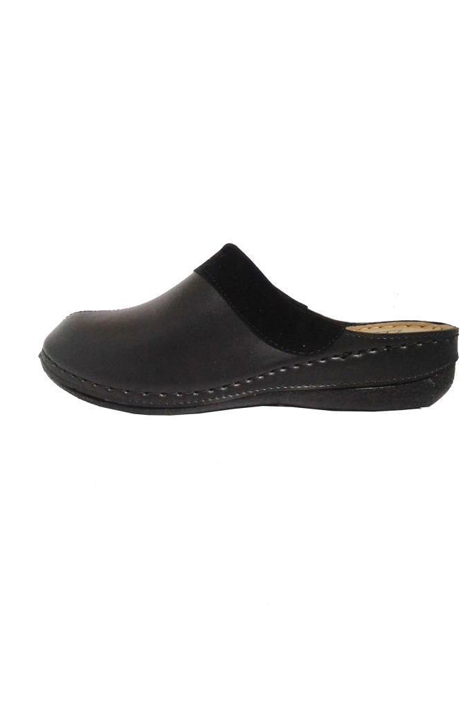 Ayfer 710-24 Deri Anatomik Sabo Kadın Terlik